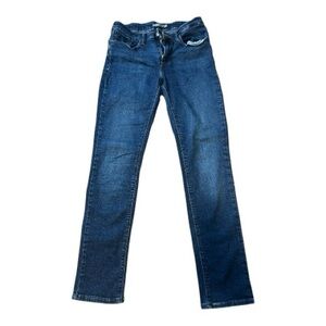 Levi's Dark Blue mid rise Straight Leg Women's Jeans